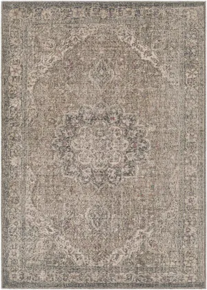Dusty Sage Greenpoint Medallion Washable Area Rug