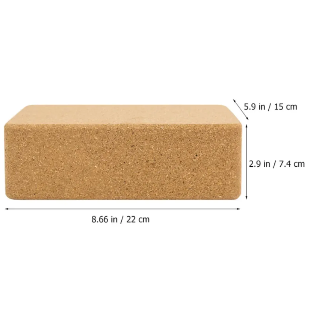 ECO-FRIENDLY CORK YOGA BLOCK
