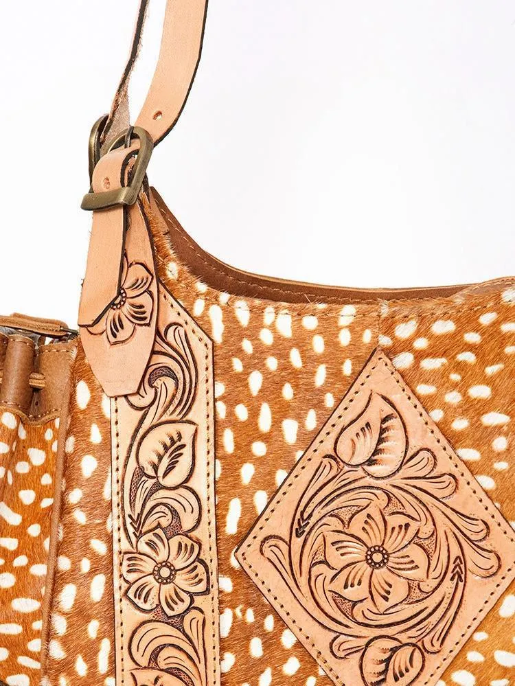 Eco-Friendly Cowhide Leather Tote Bag For Women