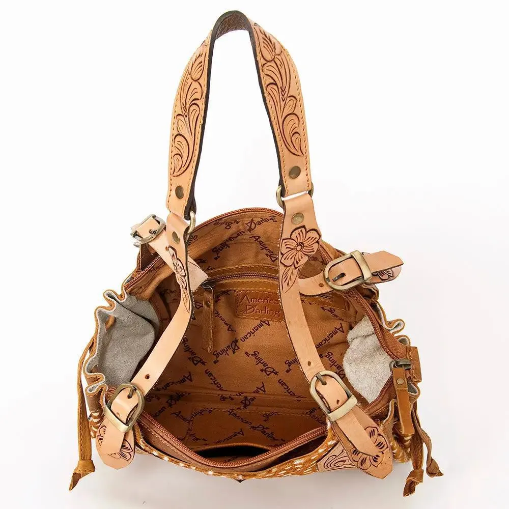Eco-Friendly Cowhide Leather Tote Bag For Women