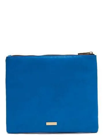 Embroidered Bee Clutch Bag