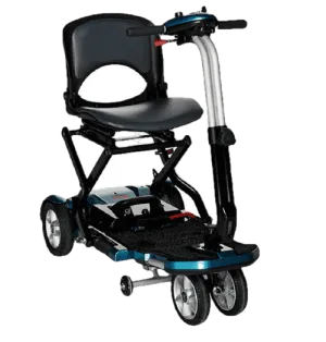 EV Rider Transport Plus Folding Scooter Blue Open Box