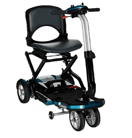 EV Rider Transport Plus Folding Scooter Blue Open Box
