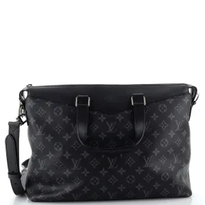 Explorer Briefcase Monogram Eclipse Canvas