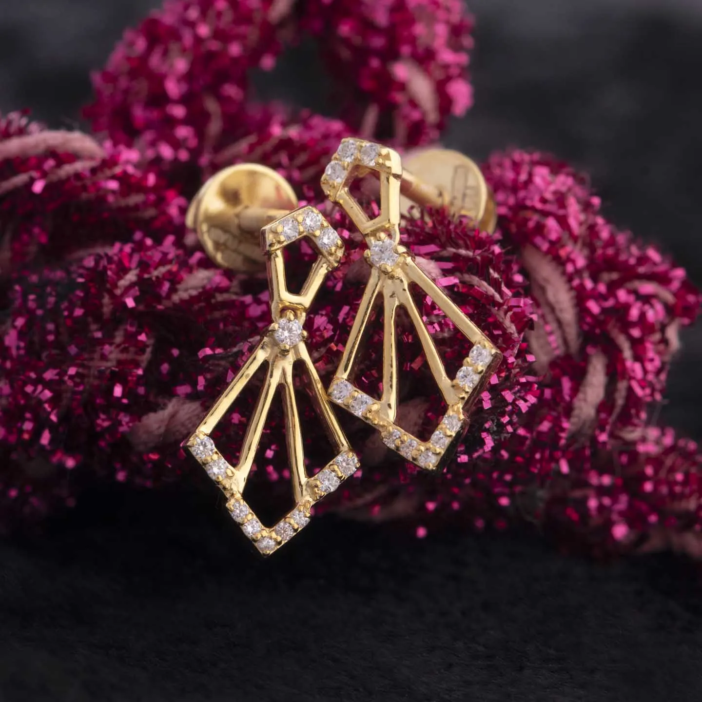 Exquisite Dangle Drops Silver Earrings