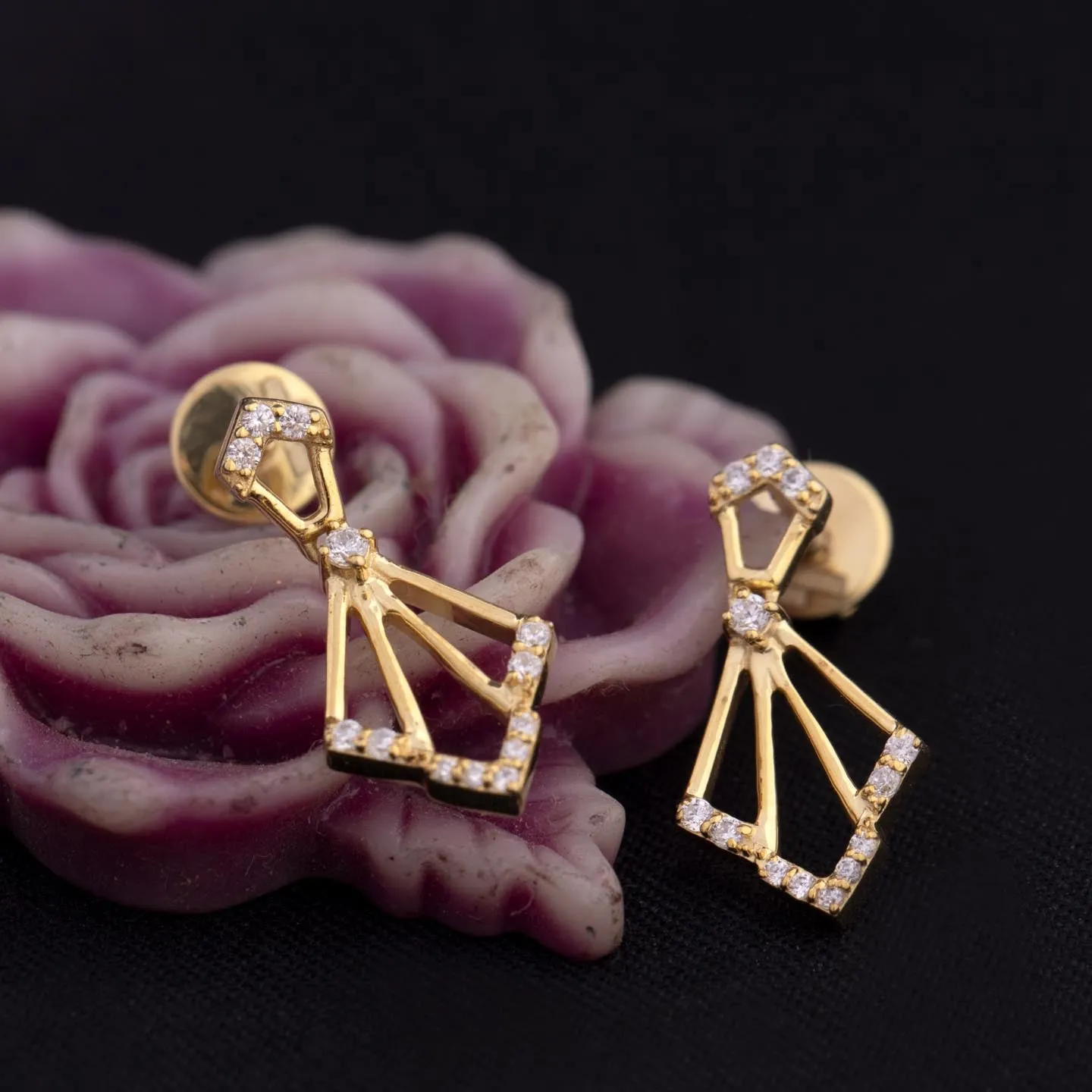 Exquisite Dangle Drops Silver Earrings