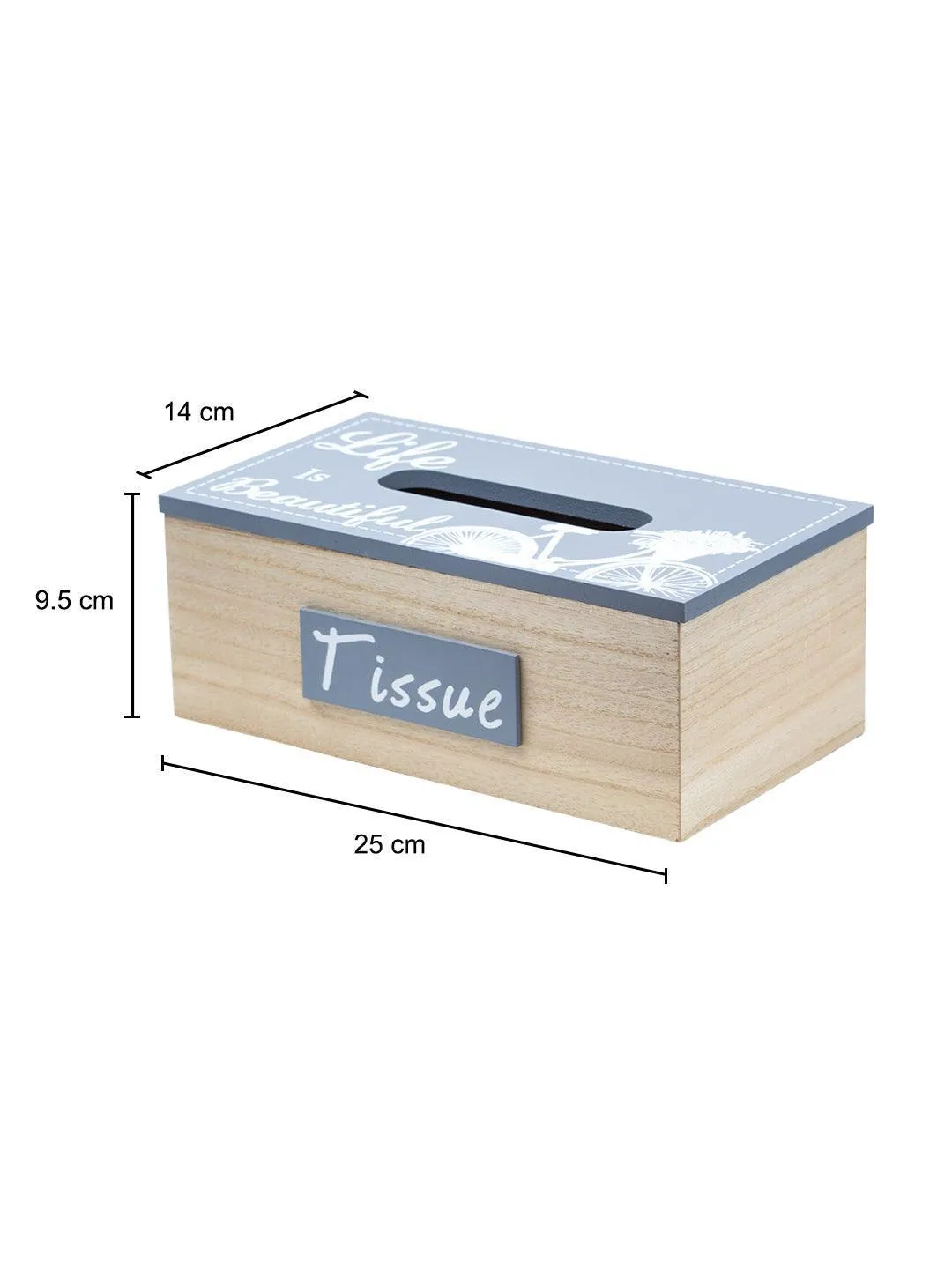 Exquisite Grey Tissue Holder Box