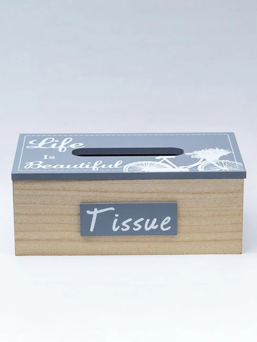 Exquisite Grey Tissue Holder Box