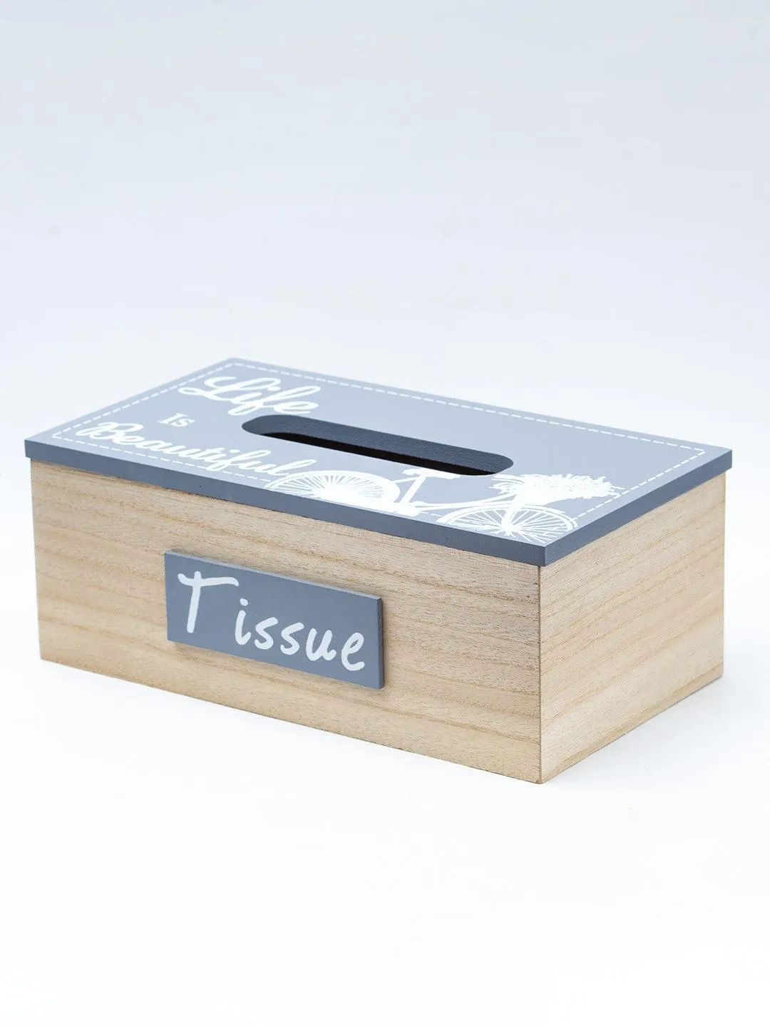 Exquisite Grey Tissue Holder Box