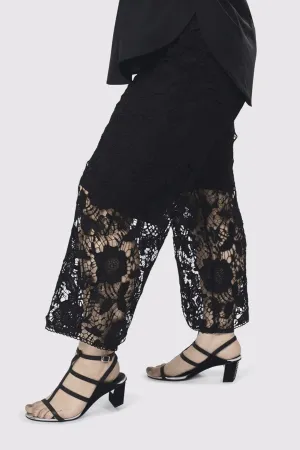 Exquisite Lace Pants, Black