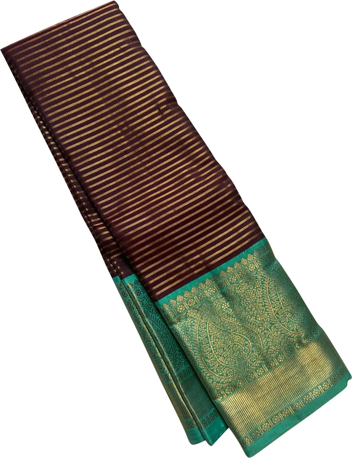 Exquisite Maroon Handloom Kanjeevaram Silk Saree