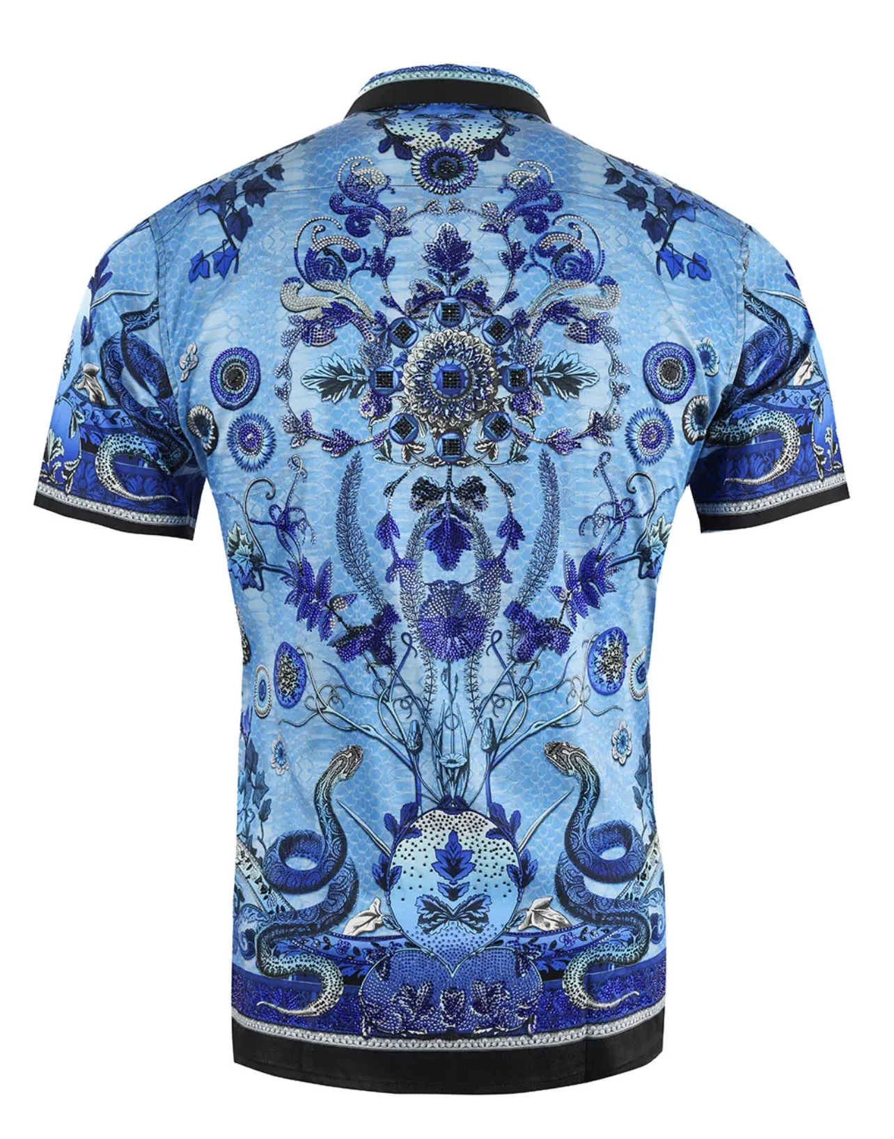 Exquisite Peacock Feather Shirt