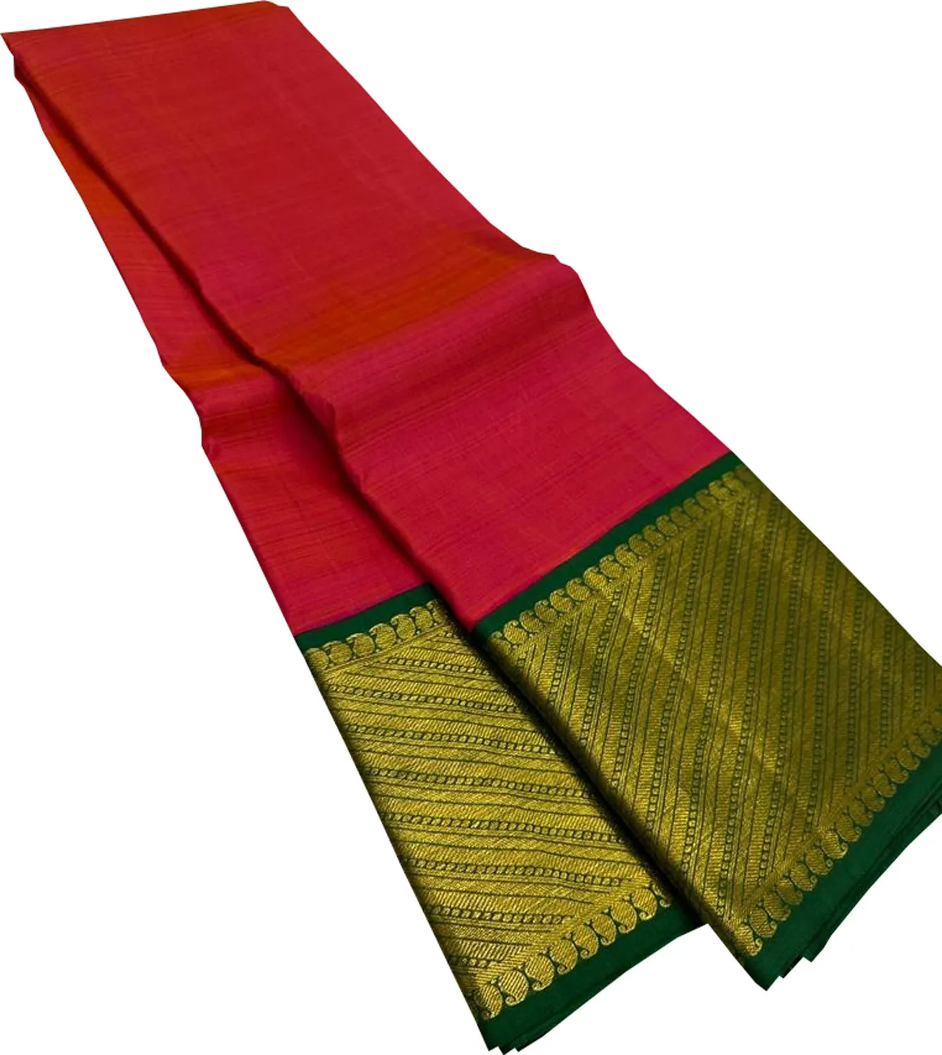 Exquisite Pink Kanjeevaram Handloom Silk Saree: Timeless Elegance