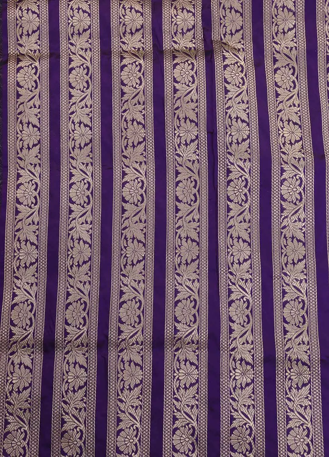Exquisite Purple Banarasi Katan Silk Lehenga Set - Unstitched