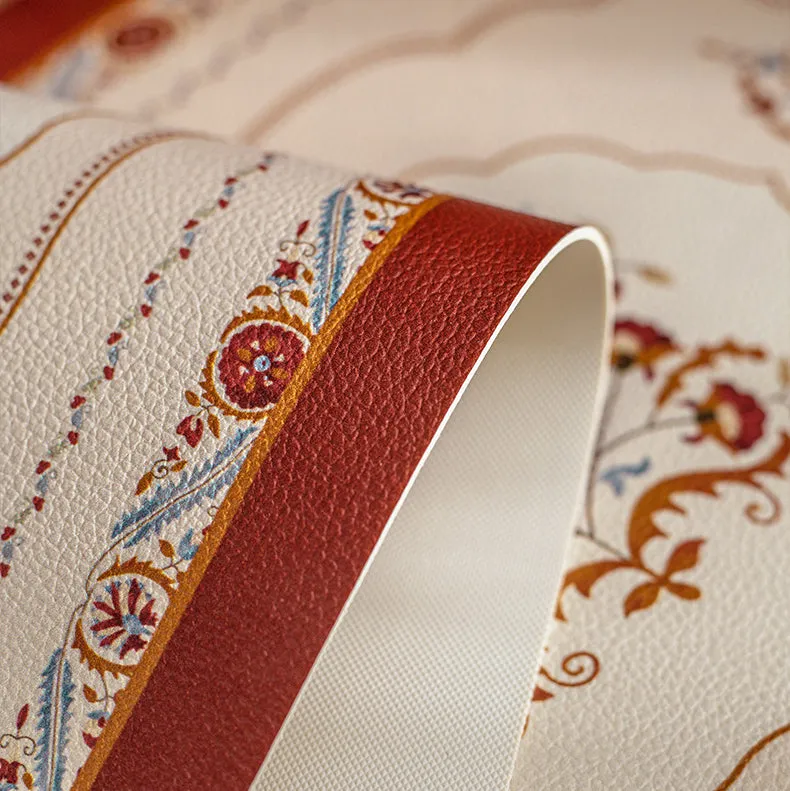Exquisite Retro Red Placemat (Set Of 2)