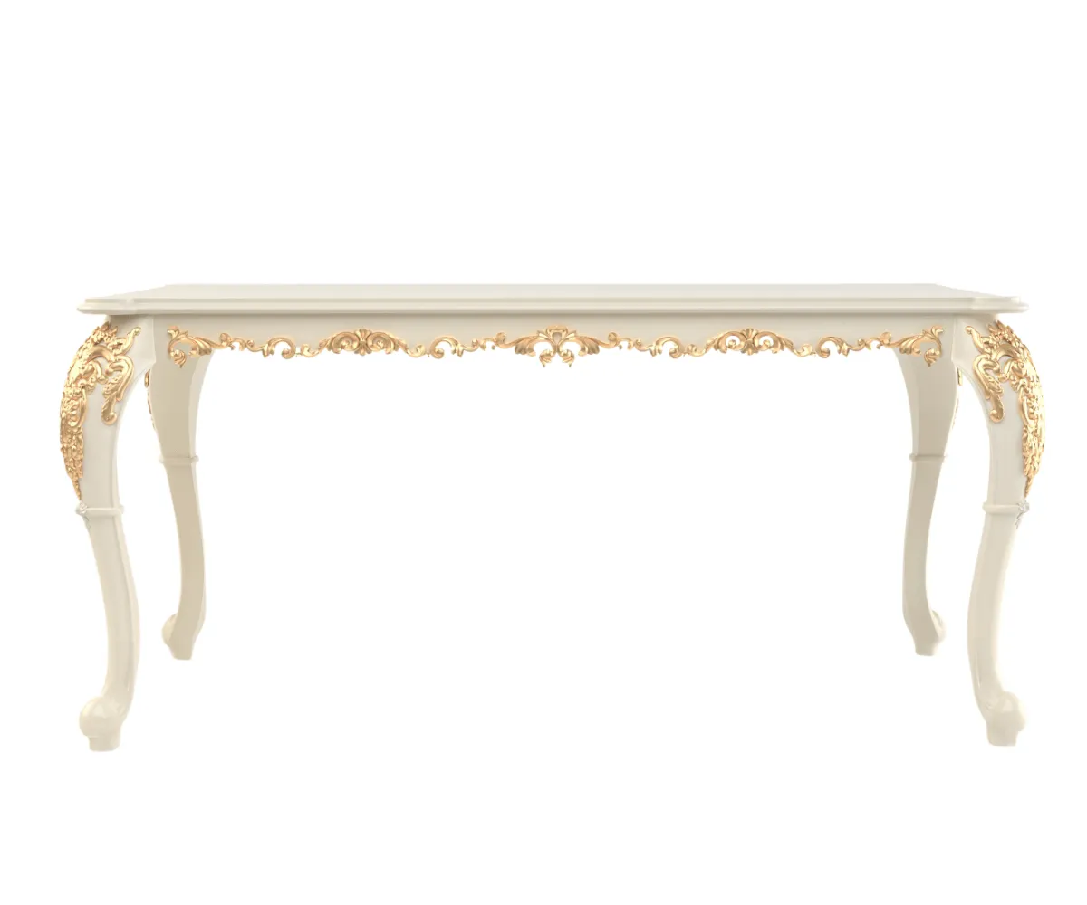 Exquisite Solid Wood Modern Luxury Dining Table