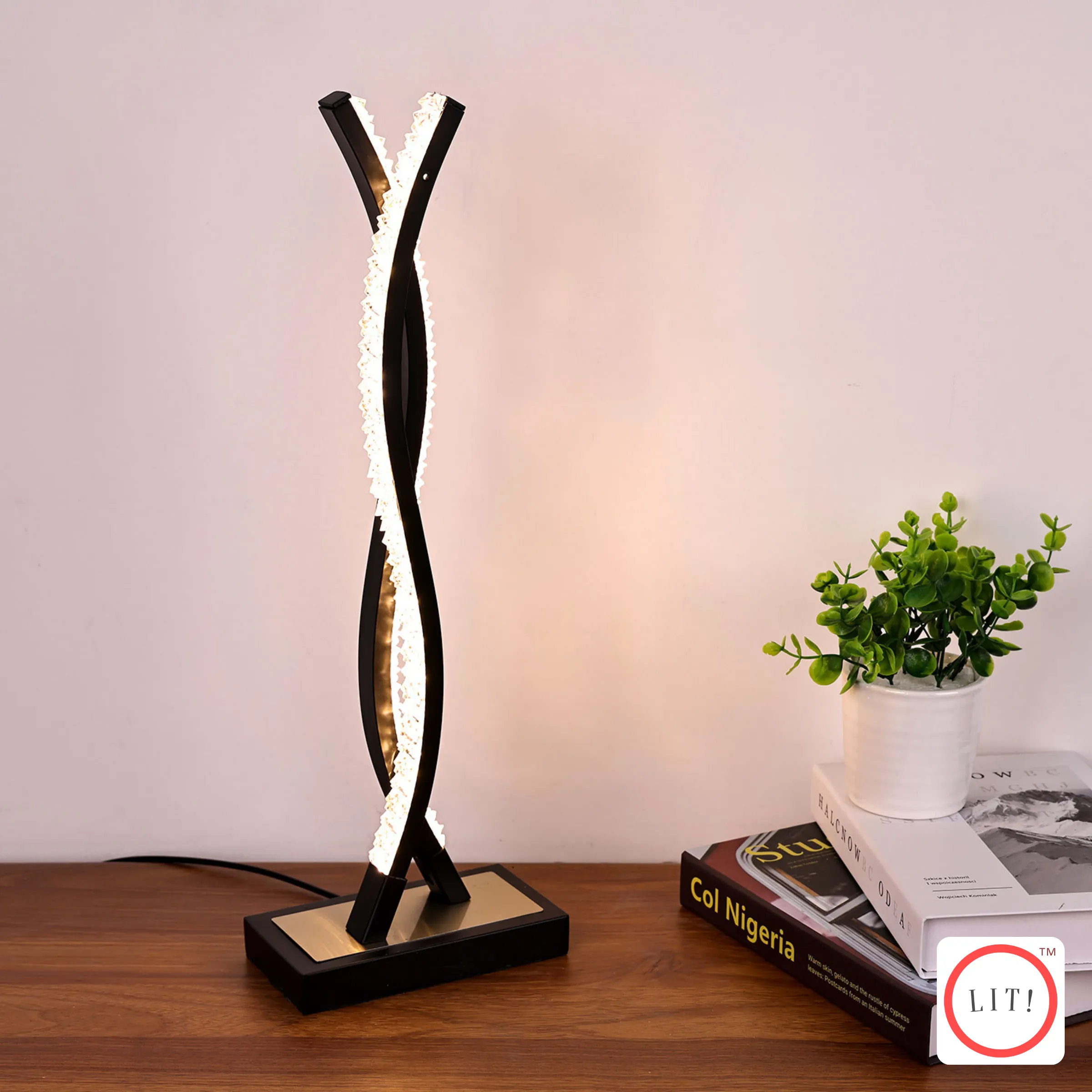Exquisite Warm Light LED Bedside Table Lamp