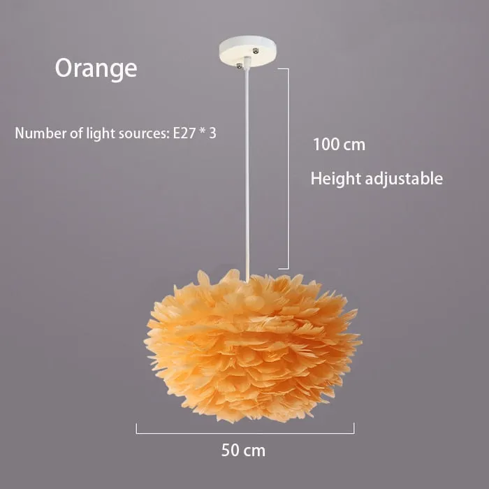 Feather Chandelier: Exquisite Lighting Fixture