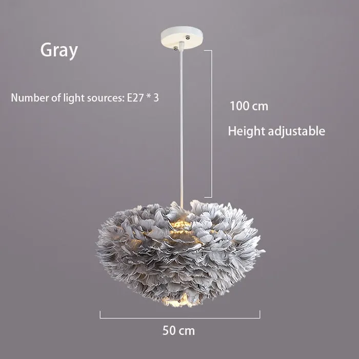 Feather Chandelier: Exquisite Lighting Fixture