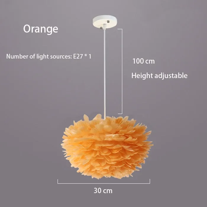 Feather Chandelier: Exquisite Lighting Fixture