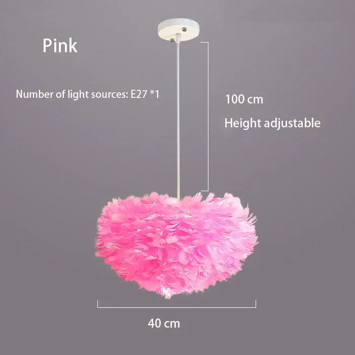 Feather Chandelier: Exquisite Lighting Fixture