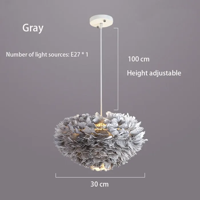 Feather Chandelier: Exquisite Lighting Fixture