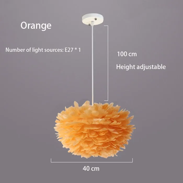 Feather Chandelier: Exquisite Lighting Fixture