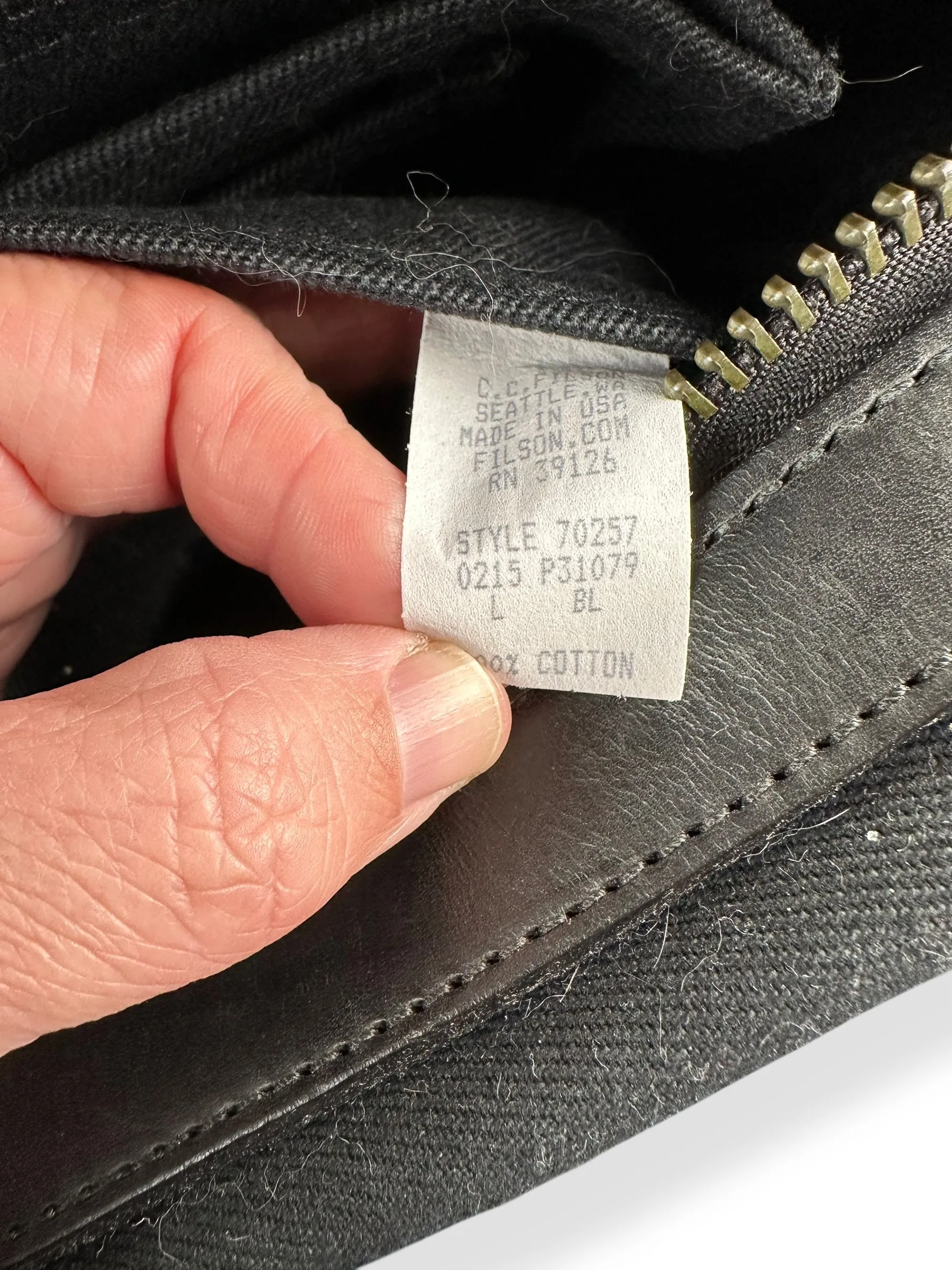 Filson Black 257 Briefcase