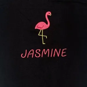 Flamingo Drawstring Gym Bag - Personalised