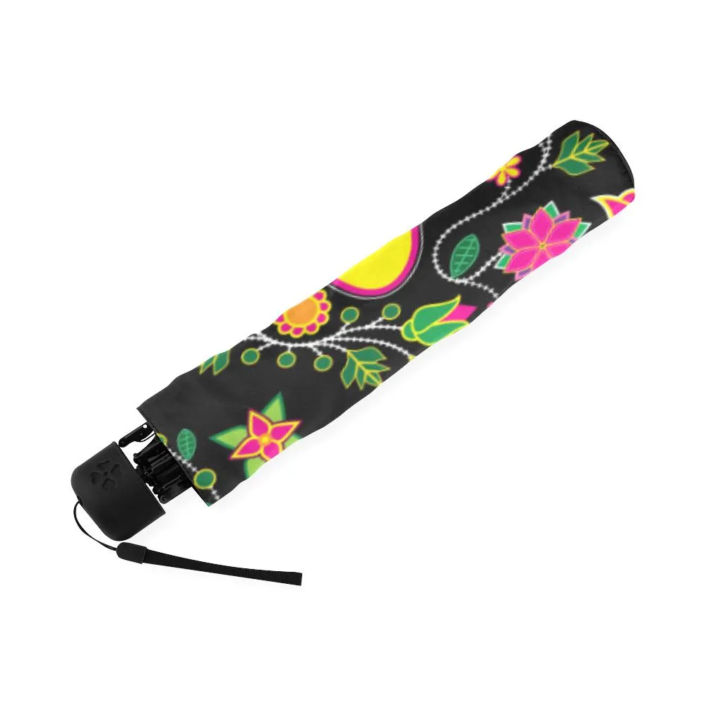 Floral Bearpaw Foldable Umbrella