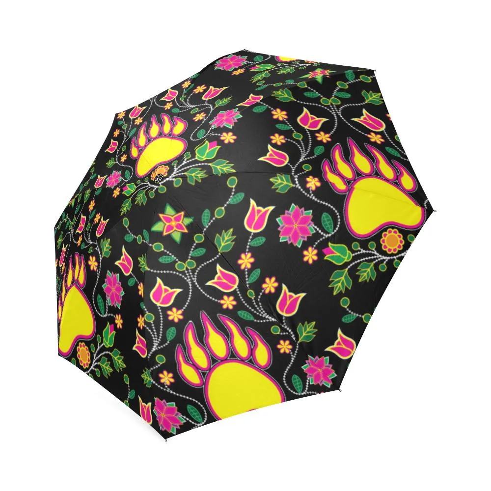 Floral Bearpaw Foldable Umbrella