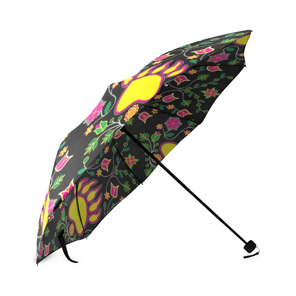 Floral Bearpaw Foldable Umbrella