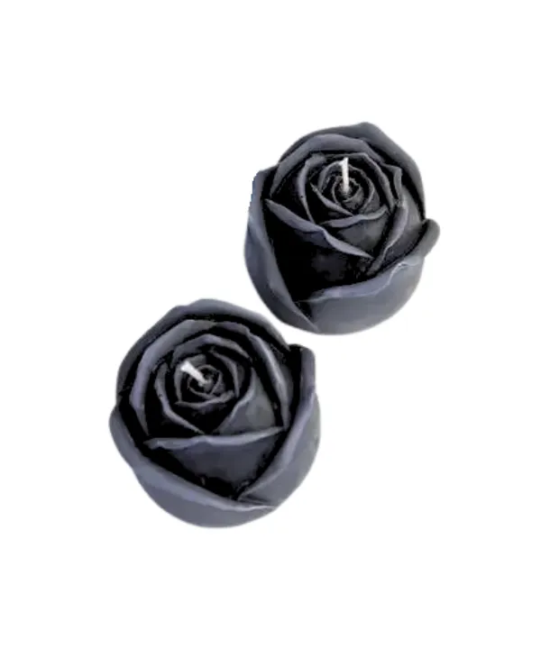 For Play Rose Drip Candle in Black