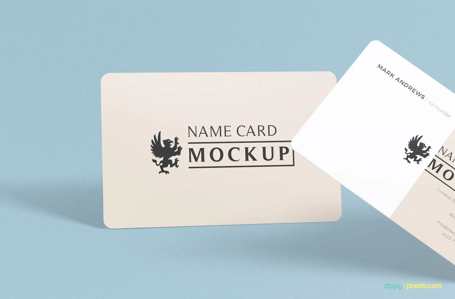 Free Exquisite Name Card Mockup PSD