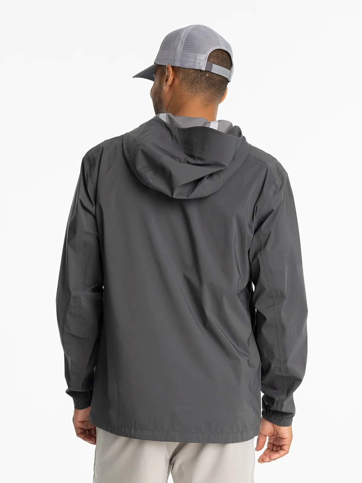 Free Fly Men's Cloudshield Rain Jacket - BLACK SAND