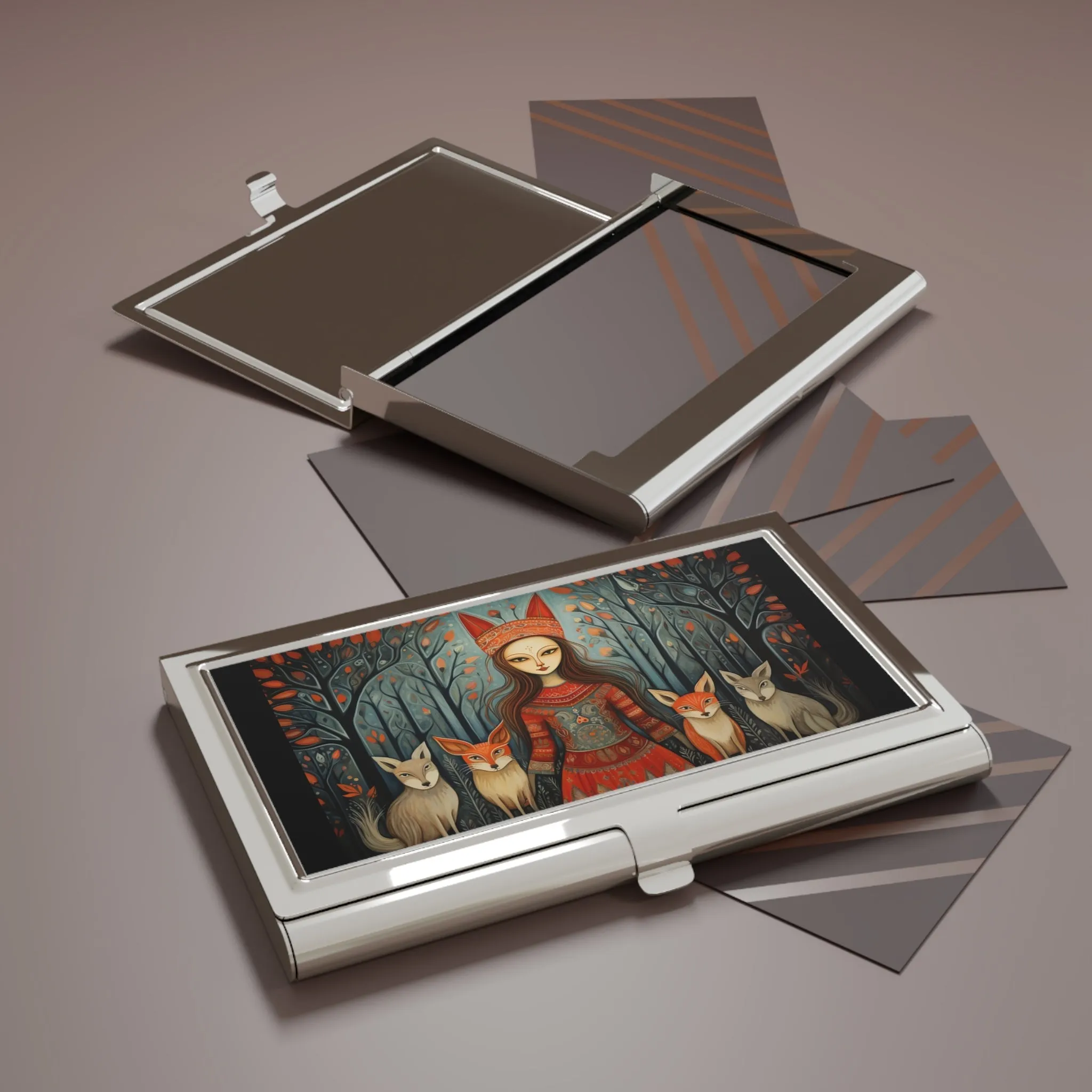 Freya the Norse Goddess Business Card Holder