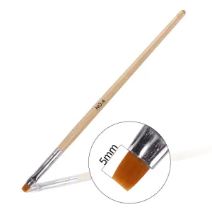 Gel Brush Lightwood Handle #4