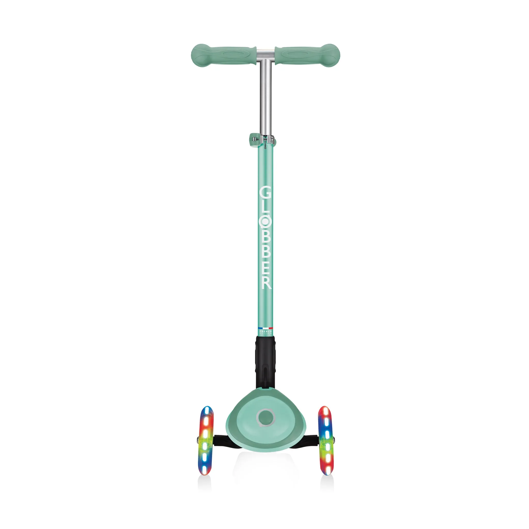 Globber Primo Foldable Plus Lights - Mint (3y - 9y)