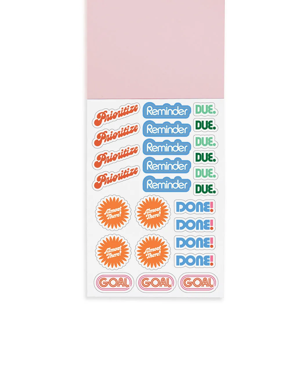 Goal Setter Sticker Book - Issue One
