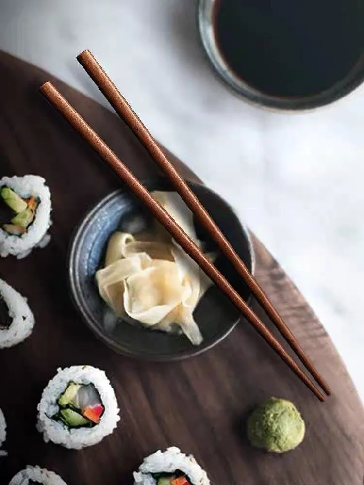 Gohobi Walnut Chopsticks and Travel Box Set