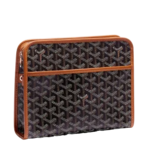 Goyard Jouvence Toiletry Bag "MM Black/Brown"