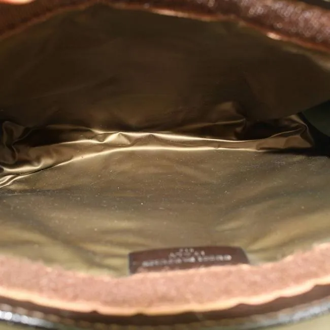 Gucci Vintage Accessory Collection Pursesdesigner Purses Brown Suede And Leather Clutch