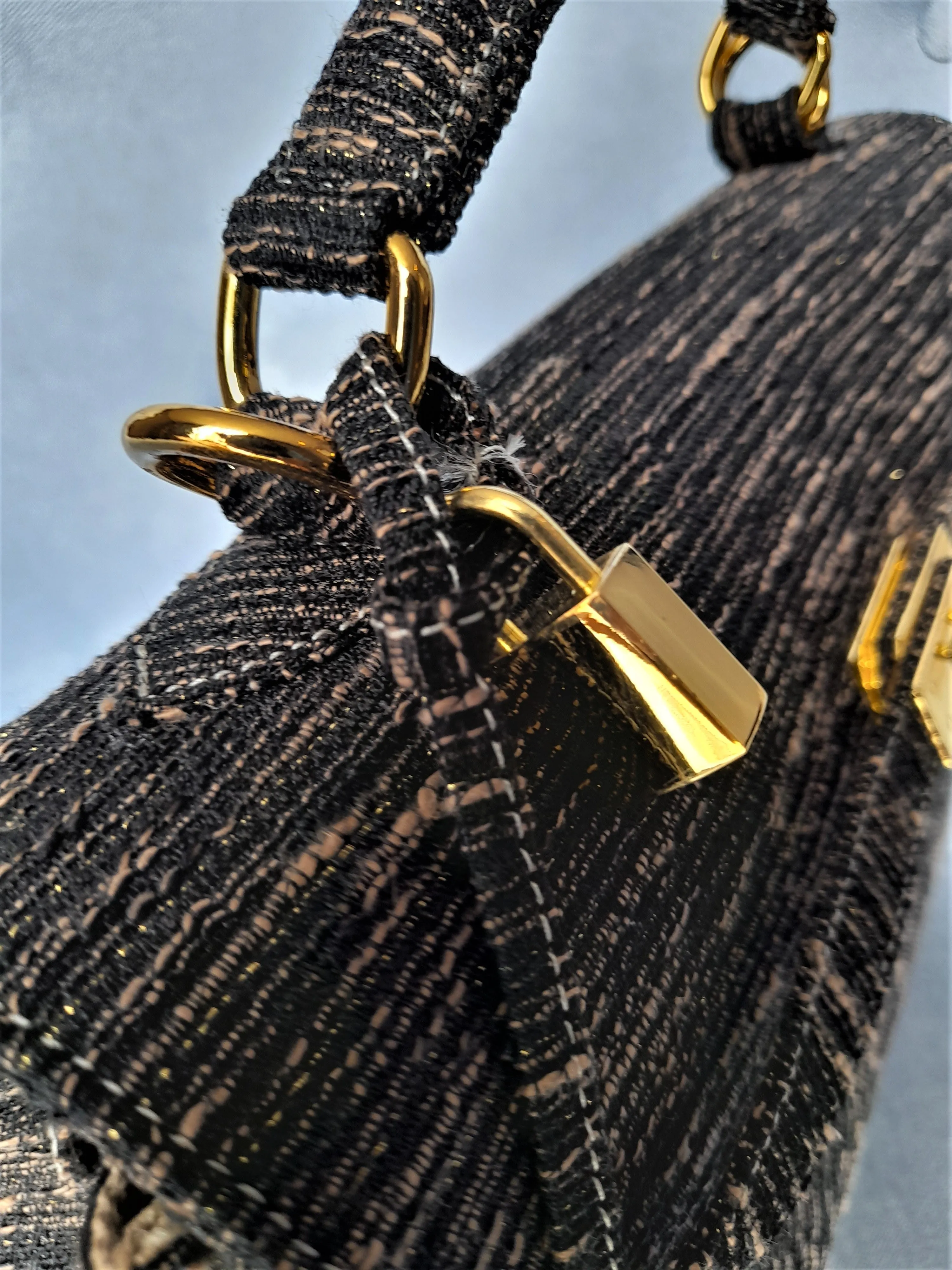 Handmade Tweed bag, Medium size (35cm)_style 24