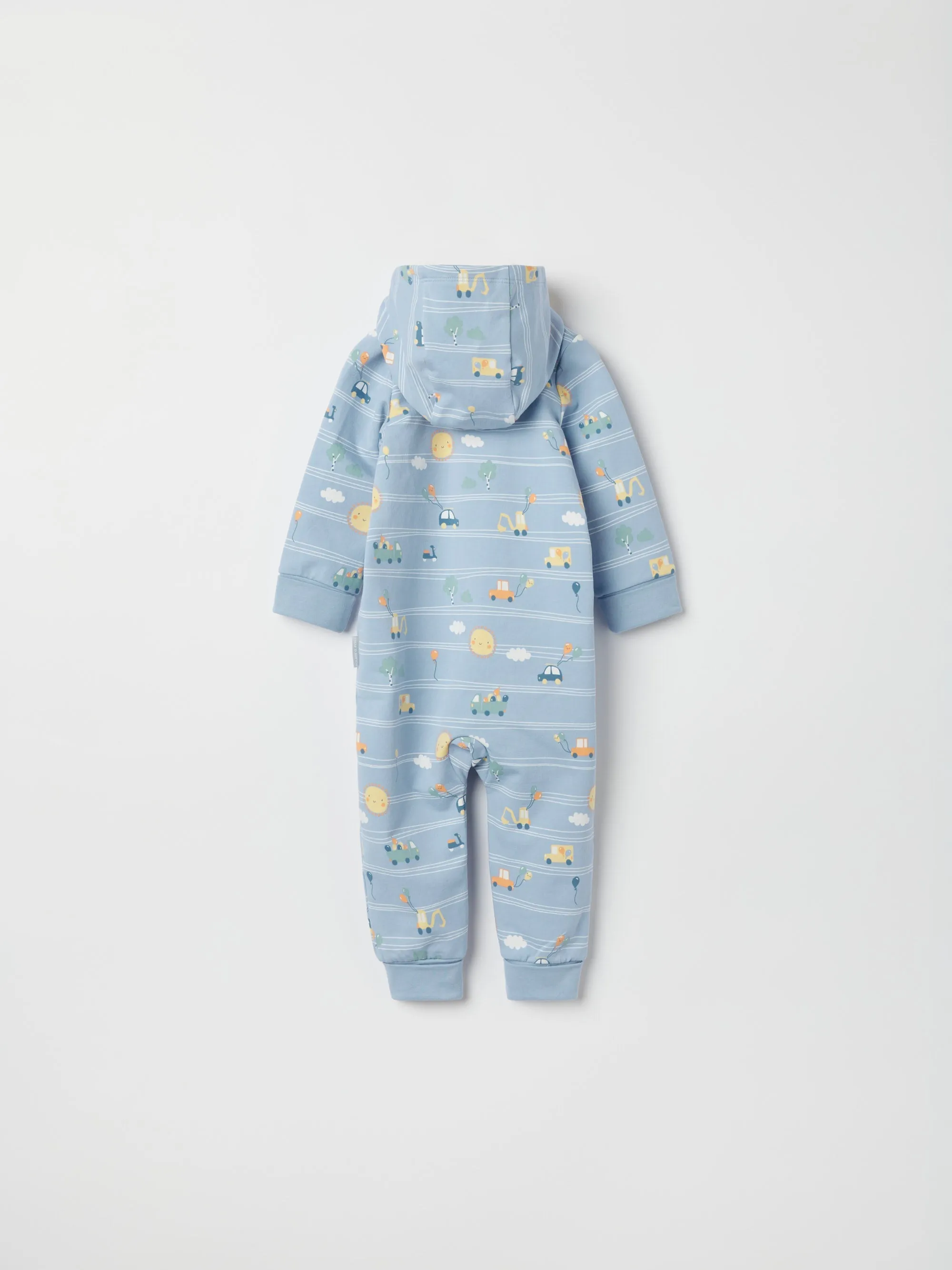 Happy Road Print  Baby All-in-one