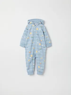 Happy Road Print  Baby All-in-one