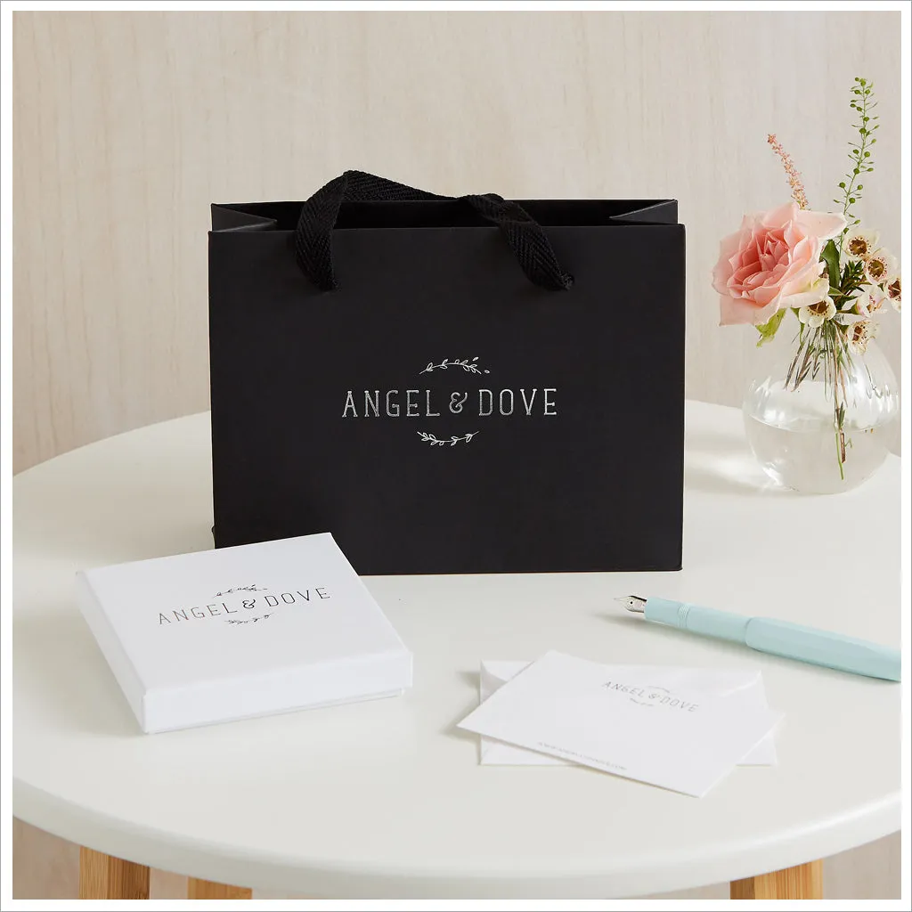 Heart Cremation Ashes Necklace Sympathy Gift with Luxury Gift Bag & Card