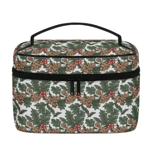 Holly Pine Leather Cosmetic Bag
