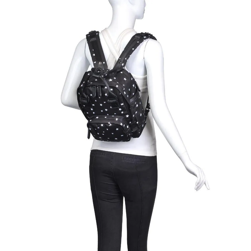 Iconic Backpack Small - Black Star