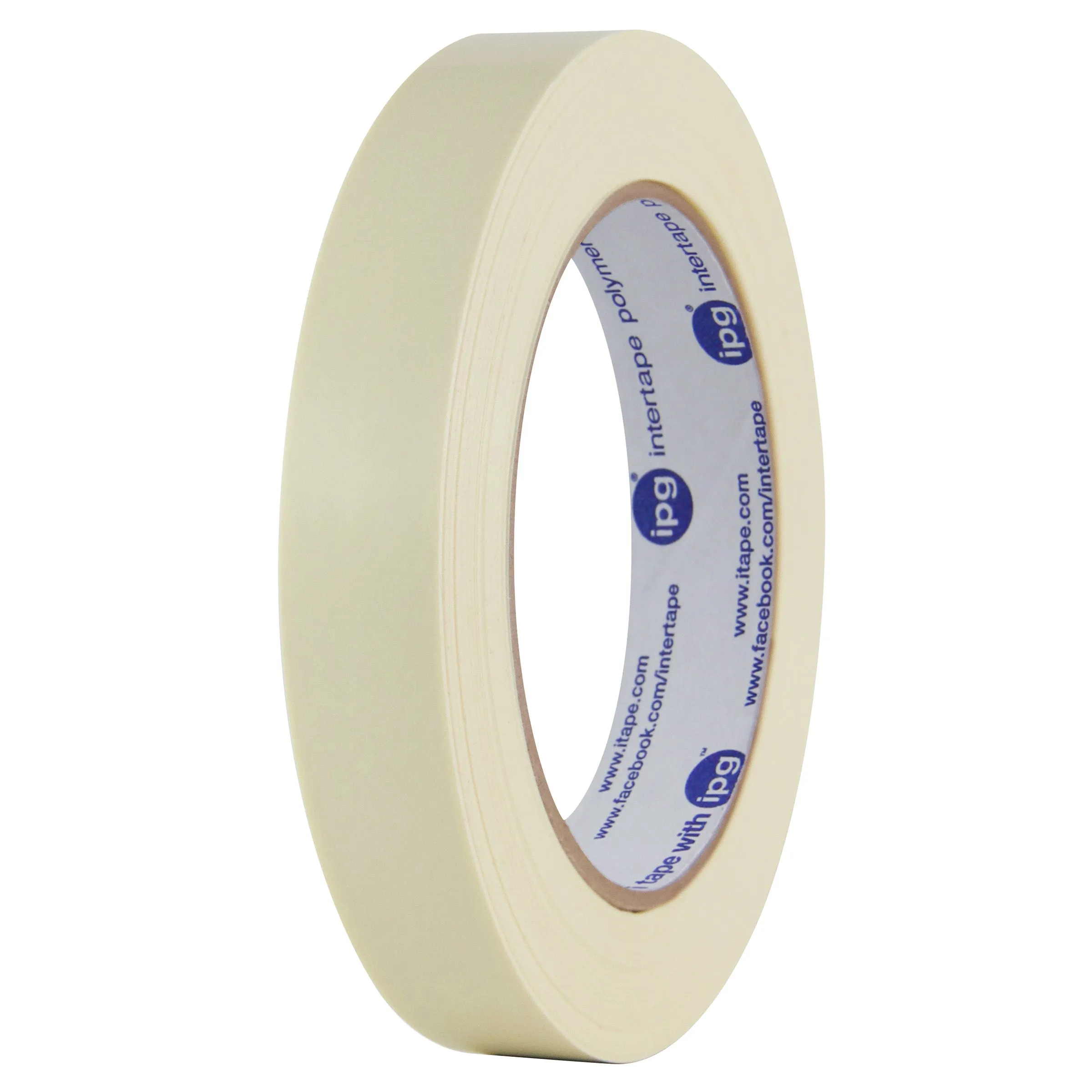 Intertape 135A18IVPL 135A 121# Utility MOPP Tape with Acrylic Adhesive - IVR 18MM X 55M PLN-PLN 96