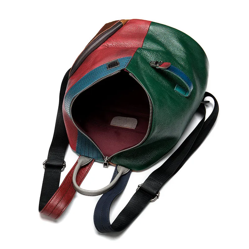 Iris Leather Backpack|Bag Cefn Lledr Iris